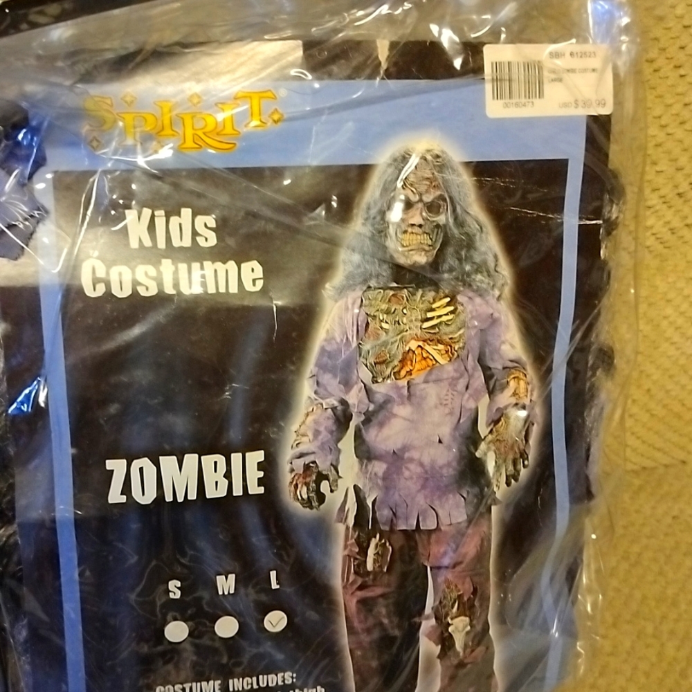 Zombie kids costume